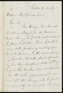 Letter from Louis Alexis Chamerovzow, London, [England], to William Lloyd Garrison, 17-4-[18]67