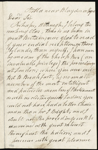 Letter from John Emerson, Stella near Blaydon on Tyne, [England], to William Lloyd Garrison, July 9th, 1867