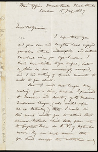 Letter from Frederick William Chesson, Fleet Street, London, [England], to William Lloyd Garrison, 15 July 1867