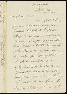 Letter from Arthur Albright, 30 George Street, Edgbaston, to William Lloyd Garrison, [October 13, 1867]
