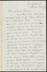 Letter from Samuel May, 27 Hollis St[reet], Boston, [Mass.], to William Lloyd Garrison, Dec. 29, [18]67