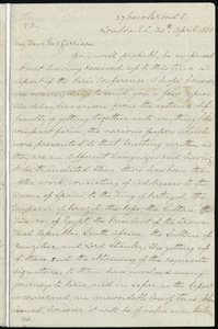 Letter from Louis Alexis Chamerovzow, 27 New Broad S[treet], London, E.C., [England], to William Lloyd Garrison, 30th April 1868