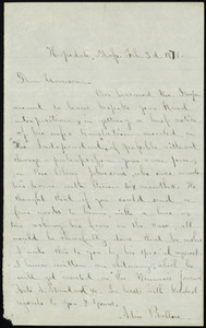 Letter from Adin Ballou, Hopedale, [Mass.], to William Lloyd Garrison, Feb. 3'd, 1870