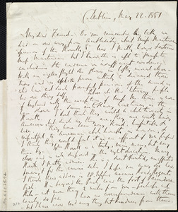 Letter from Richard Davis Webb, Dublin, [Ireland], to Maria Weston Chapman, May 22, 1851