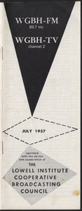 WGBH Program Schedule July 1957