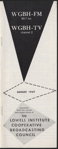 WGBH Program Schedule August 1957