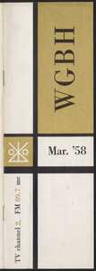 WGBH Program Schedule March 1958