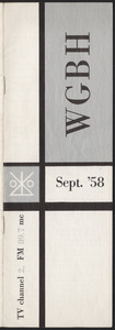 WGBH Program Schedule September 1958