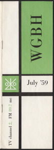 WGBH Program Schedule July 1959