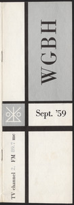 WGBH Program Schedule September 1959