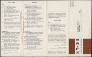 WGBH Program Schedule August 1960