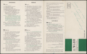 WGBH Program Schedule December 1960