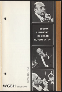 WGBH Program Guide November 1968