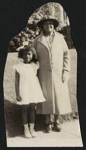Keitha Burke Hassell with her grandmother, Margaret Brown