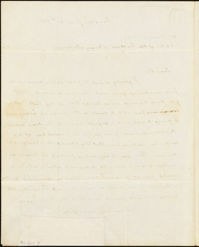 Archibald Alexander, Princeton, NJ., autograph letter signed to Thomas W. White, 25 June 1836
