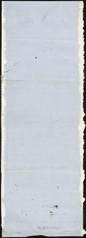 Alice Cary, New York, autograph draft