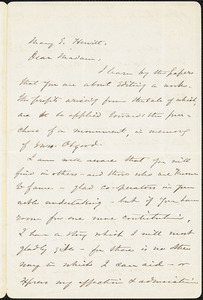 Caroline Chesebro, Canandaigua, NY., autograph letter signed to Mary E. Hewitt, 5 June 1850