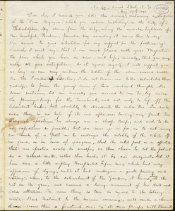 Thomas Holley Chivers, New York, autograph letter signed to Edgar Allan Poe, 27 August 1840