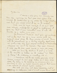 Philip Pendleton Cooke autograph letter signed to R. W. Griswold, 20 January 1847