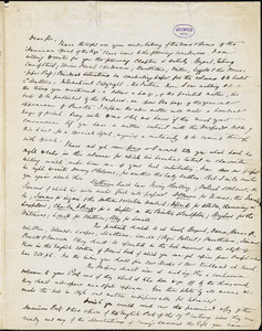 Evert Augustus Duyckinck, New York, autograph letter signed to R. W. Griswold, 3 September 1844