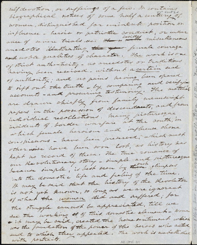 Elizabeth Fries (Lummis) Ellet manuscript, [1848?]