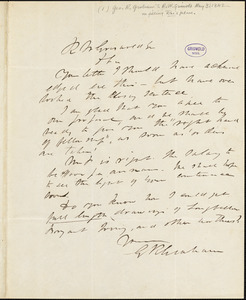 George Rex Graham autograph letter signed to R. W. Griswold, 3 May 1842