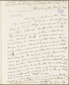 Horace Greeley, Washington, DC., autograph letter signed to R. W. Griswold, 7 December 1848