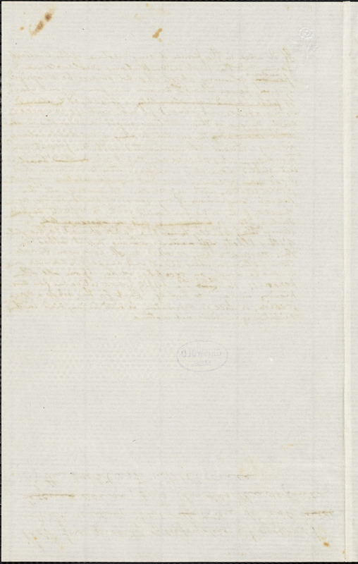 Rufus Wilmot Griswold manuscript