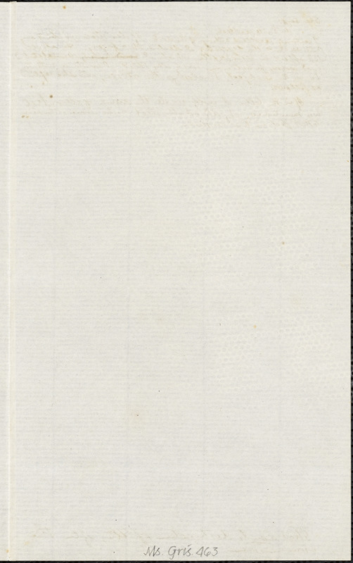 Rufus Wilmot Griswold manuscript