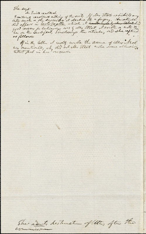 Rufus Wilmot Griswold manuscript