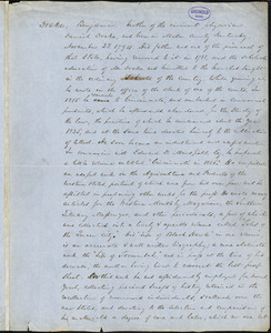 James Hall, Cincinnati, OH., to R. W. Griswold, 27 October 1849