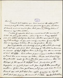 Henry William Herbert, Carlton house, autograph letter signed to George R. Graham, 19 April 1842