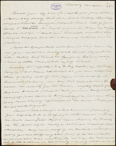 Charles Fenno Hoffman, New York, autograph letter signed to R. W. Griswold, [24 March] 1845
