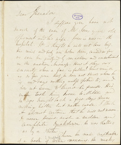 Herman Hooker autograph letter signed to R. W. Griswold, 19 August 1851
