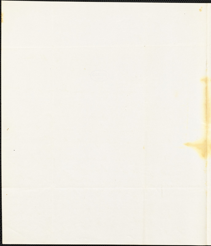 Charles King, Col[umbia] Coll[ege]., autograph letter signed to R. W. Griswold, 11 March [?]