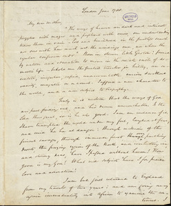 John Ledyard, London, Eng., manuscript copy of letter to Abigail Moore, June 1788