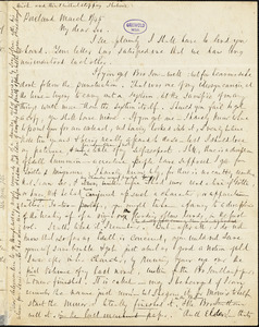 John Neal, Portland, autograph letter signed to R. W. Griswold, 8 March 1845