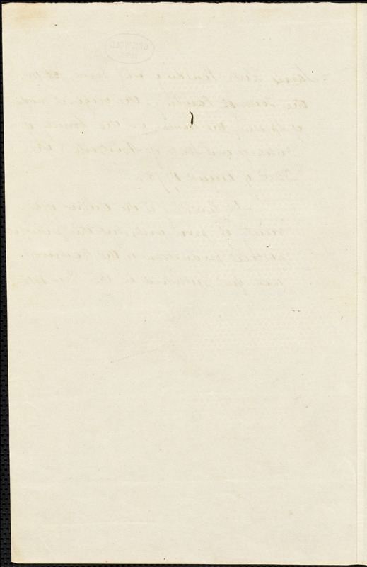 James Kirke Paulding autograph document