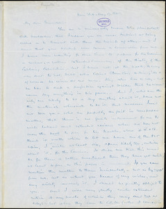 Henry Jarvis Raymond, New York, autograph letter signed to R. W. Griswold, 17 May 1845
