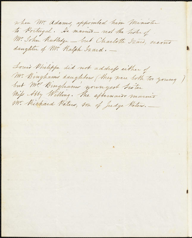 Republican Court manuscript notes