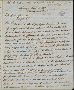 George Routledge & Co., London, Eng., autograph letter signed to R. W. Griswold, 3 May 1853