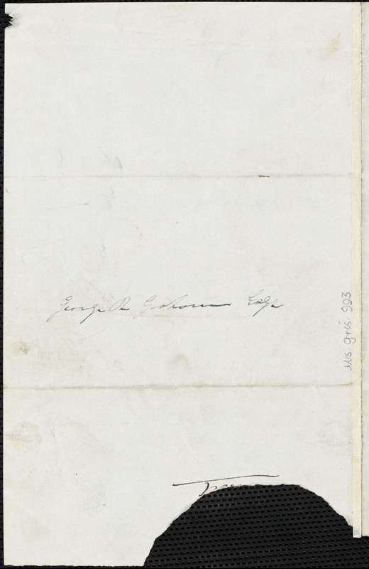 Ann Sophia (Winterbotham) Stephens, New York, autograph letter signed to George R. Graham, 24 April [184-?]