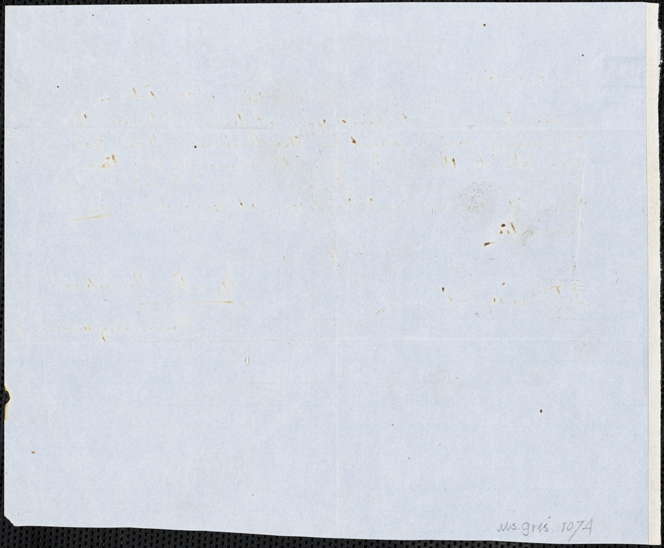 John Reuben Thompson autograph letter signed to R. W. Griswold