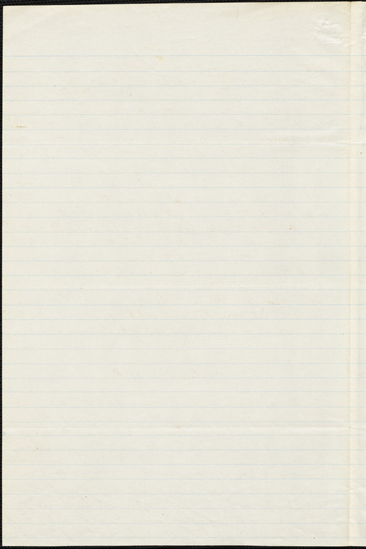 John William Wallace autograph document: Extracts from four letters of Elias Boudinot to his wife