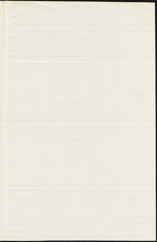 John William Wallace autograph document: Extracts from four letters of Elias Boudinot to his wife