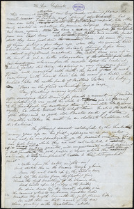 John Greenleaf Whittier manuscript articles, [after May, 1847]: "The Sea Serpent" and "Daniel O'Connell."