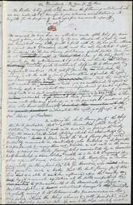 John Greenleaf Whittier manuscript articles, 20 August [1847]: "The Presidency - the Man for the Hour" and "Alvin Stewart."