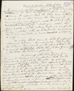 John Greenleaf Whittier manuscript articles, [September 1847?]: "Vermont Elections - Liberty Vote" "Massachusetts" "The New England Offering" and "Common Schools."