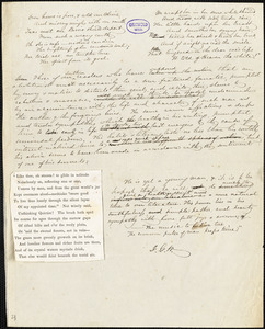 John Greenleaf Whittier manuscript article: [A review of a young abolitionist poet]