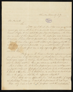 Abby Dwight Woodridge, Hunter, NY., autograph letter signed to R. W. Griswold
